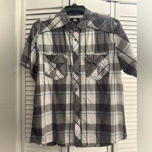 Rock & Republic Short Sleeve Shirt Large